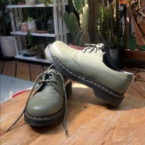 Dr. Martens Sage green shoes